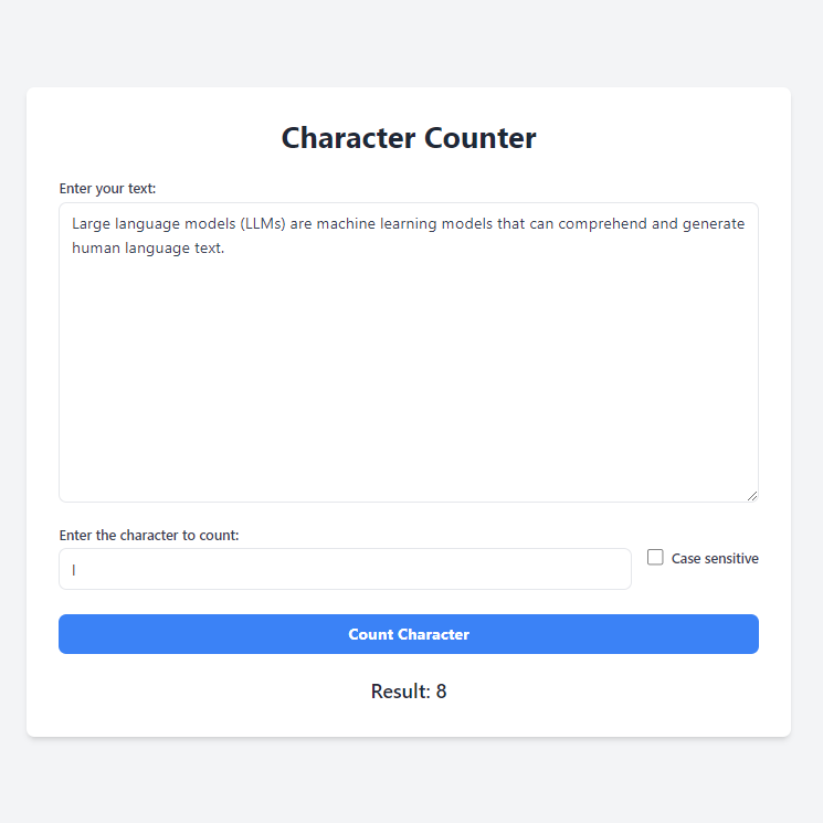 Character Counter