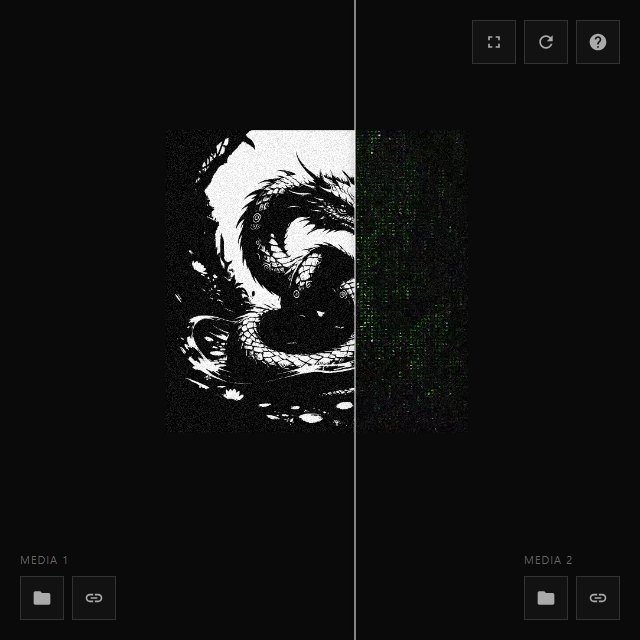 Minimalist Media Compare - Image and Video